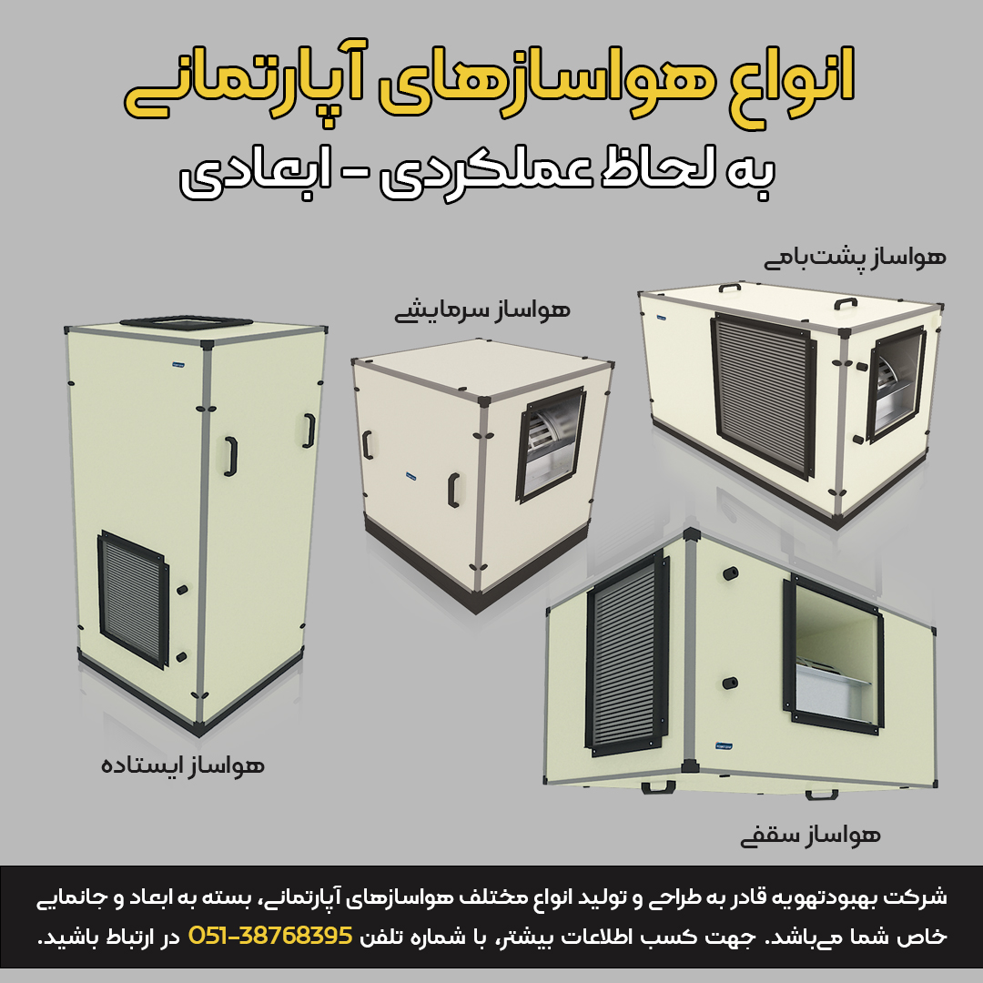 انواع هواساز آپارتمانی